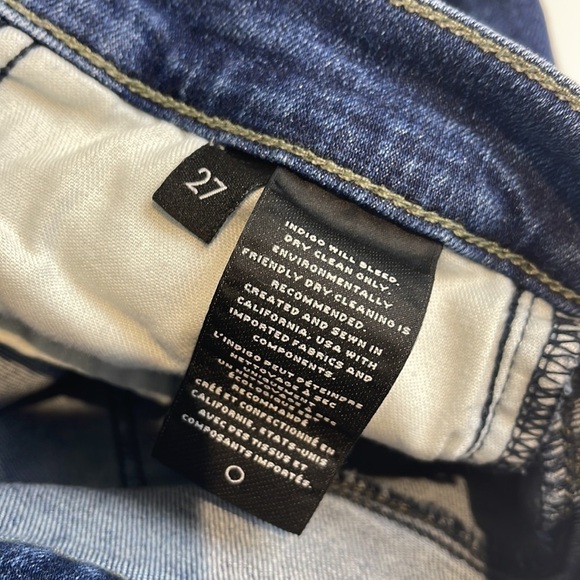 J Brand Maria High-Rise Skinny Jeans Raw Hem Size 27 - Picture 10 of 13